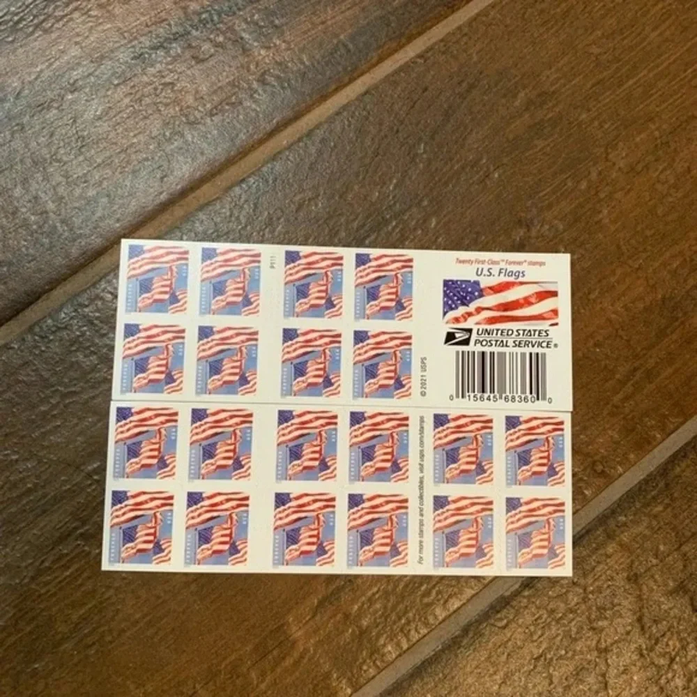 USPS 2022 National Flag Permanent Commemorative Stamps (500 pieces)